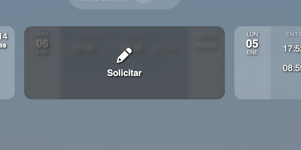 Botón solicitar modificación